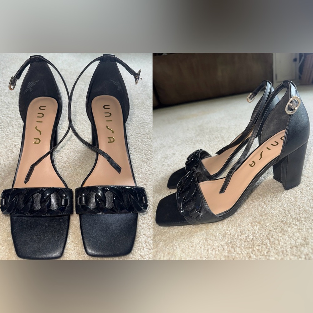 Unisa Strappy Heels
Size 8
Black